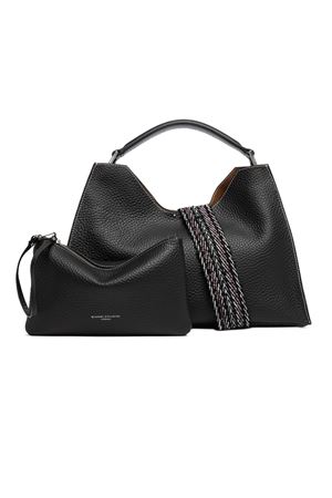 Aurora in pelle double grana maxi nera GIANNI CHIARINI | BS10566RNGDBLNANERO